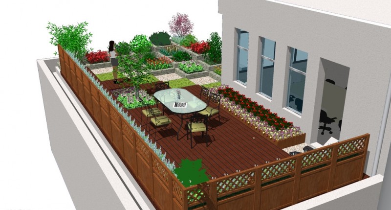 露台花园方案设计
